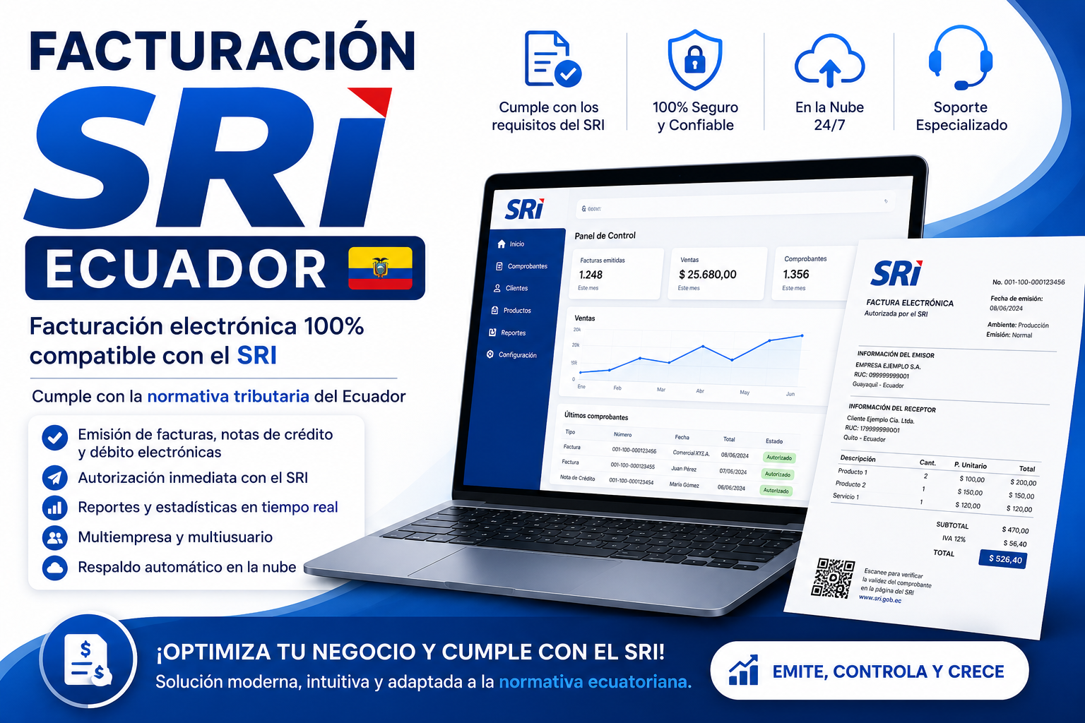 Sistemas de Facturación electrónica SRI Ecuador